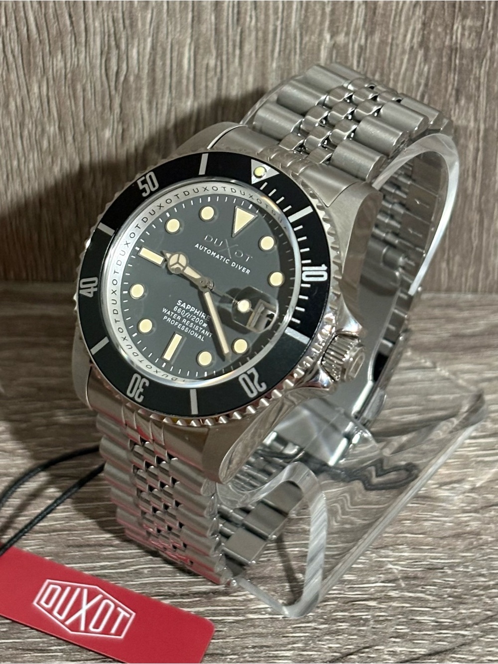 Charcoal Gray Duxot Atlantica Diver Men’s Watch - Picture 3 of 9